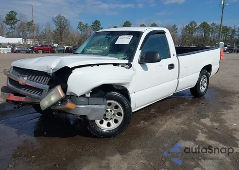 2005 Chevrolet Silverado 1500 Work Truck из США, поврежденный, VIN 1GCEC14X95Z204177